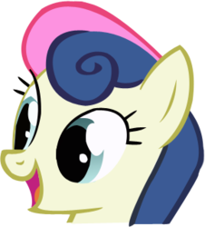 Size: 289x319 | Tagged: safe, artist:dolphers, bon bon, sweetie drops, earth pony, pony, g4, amused, bon bon is amused, bust, female, mare, portrait, simple background, smiling, solo, transparent background, vector