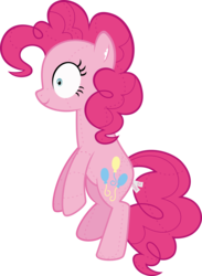 Size: 3000x4099 | Tagged: safe, artist:sollace, pinkie pie, earth pony, pony, every little thing she does, g4, female, fiducia compellia, high res, hypnosis, hypnotized, mare, plushie, show accurate, simple background, solo, transparent background, vector