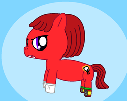 Size: 852x683 | Tagged: safe, artist:harmonybunny2021, pony, knuckles the echidna, male, ponified, sonic the hedgehog (series)