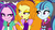 Size: 1366x768 | Tagged: safe, screencap, adagio dazzle, aria blaze, sonata dusk, equestria girls, g4, my little pony equestria girls: rainbow rocks, female, gem, jewelry, pendant, siren gem, smiling, smirk, the dazzlings, trio, trio female