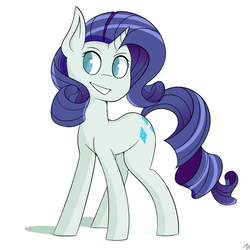 Size: 1280x1280 | Tagged: safe, artist:goldenled, rarity, pony, g4, cute, female, raribetes, solo