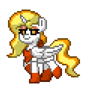 Size: 172x181 | Tagged: safe, artist:venombronypl, daybreaker, pony, pony town, a royal problem, g4, animated, female, gif, simple background, solo, transparent background, trotting
