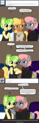 Size: 640x1985 | Tagged: safe, artist:ficficponyfic, chickadee, ms. harshwhinny, ms. peachbottom, prim hemline, oc, pony, cyoa:peachbottom's quest, g4, cyoa, tumblr