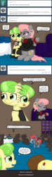 Size: 640x2160 | Tagged: safe, artist:ficficponyfic, chickadee, ms. peachbottom, prim hemline, oc, pony, cyoa:peachbottom's quest, g4, cyoa, tumblr