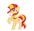 Size: 1024x937 | Tagged: safe, artist:mizuunie, sunset shimmer, pony, unicorn, g4, cute, female, mare, raised hoof, simple background, solo, transparent background