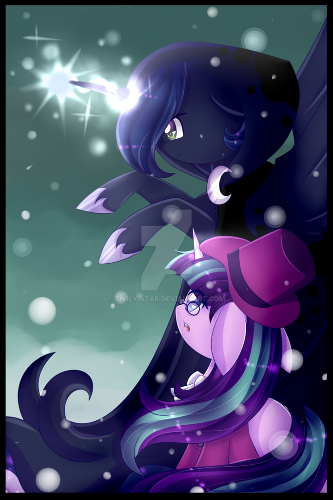 1457446 Safe Artisttwily Star Princess Luna Snowfall Frost Spirit Of Hearths Warming 9341