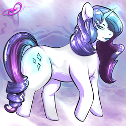 Size: 1000x1000 | Tagged: safe, artist:mamafossa, rarity, pony, unicorn, g4, female, lipstick, mare, signature, solo