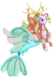 Size: 1600x2263 | Tagged: safe, artist:jucamovi1992, oc, oc only, oc:anfitrite, merpony, pony, simple background, solo, transparent background