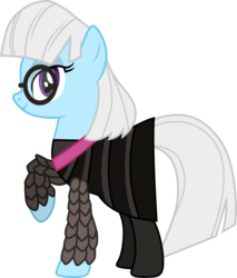 Size: 1001x1177 | Tagged: safe, artist:cloudy glow, photo finish, earth pony, pony, g4, clothes, clothes swap, cosplay, costume, crossover, disney, edna mode, female, glasses, mare, pixar, simple background, solo, the incredibles, transparent background, vector