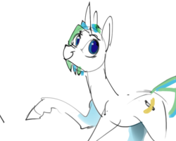 Size: 861x688 | Tagged: source needed, safe, artist:alumx, oc, oc only, oc:alumx, pony, simple background, solo, white background