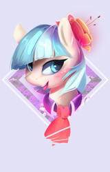 Size: 820x1280 | Tagged: safe, artist:tangomangoes, coco pommel, earth pony, pony, g4, bust, female, mare, portrait, solo