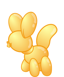 Size: 2500x3000 | Tagged: safe, artist:cheezedoodle96, derpibooru exclusive, oc, oc only, oc:britney, pony, g4, my little pony: the movie, .svg available, balloon, balloon animal, female, high res, simple background, solo, svg, transparent background, vector