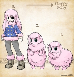 Size: 745x776 | Tagged: safe, artist:shepherd0821, edit, oc, oc only, oc:fluffle puff, human, semi-anthro, anthro chart, clothes, fluffy, humanized, line-up