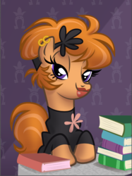 Size: 637x851 | Tagged: safe, penumbra quill, pony, equestria daily, interview, solo
