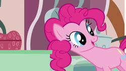 Size: 1280x720 | Tagged: safe, screencap, pinkie pie, earth pony, pony, call of the cutie, g4, female, mare, solo