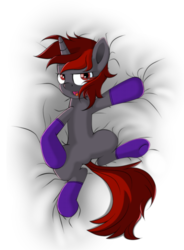 Size: 1500x2039 | Tagged: safe, artist:anonbelle, oc, oc only, pony, unicorn, body pillow, body pillow design, clothes, male, open mouth, socks, solo, stallion