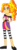 Size: 1126x3301 | Tagged: safe, artist:namyg, oc, oc only, oc:sunshine glow, pony, equestria girls, g4, clothes, female, hand on hip, magical lesbian spawn, next generation, offspring, parent:adagio dazzle, parent:sunset shimmer, parents:sunsagio, simple background, smiling, transparent background