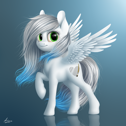 Size: 1400x1400 | Tagged: safe, artist:luminousdazzle, oc, oc only, pegasus, pony, solo