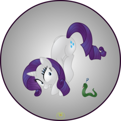 Size: 3500x3500 | Tagged: safe, artist:lakword, rarity, pony, snake, unicorn, g4, cute, female, high res, mare, simple background, solo, transparent background