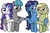 Size: 1943x1288 | Tagged: safe, artist:kindheart525, oc, oc only, oc:prehnite, oc:radiant jewel, oc:spectral rush, oc:storm strike, pegasus, pony, unicorn, kindverse, female, lesbian, oc x oc, offspring, offspring shipping, parent:blossomforth, parent:fancypants, parent:limestone pie, parent:rainbow dash, parent:rarity, parent:soarin', parent:thunderlane, parent:zephyr breeze, parents:blossomlane, parents:raripants, parents:soarindash, parents:zephyrstone, shipping, simple background, white background