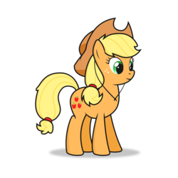 Size: 2500x2500 | Tagged: safe, artist:biel56789, applejack, earth pony, pony, g4, female, hat, high res, simple background, solo, transparent background, vector