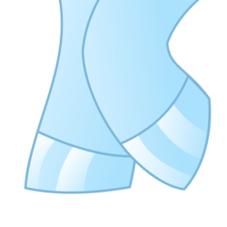 Size: 1000x1000 | Tagged: safe, pony, .svg available, blue, hooves, shiny, shiny hoofs, simple background, solo, svg, transparent background, vector