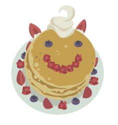 Size: 7007x7419 | Tagged: safe, artist:amarthgul, a royal problem, g4, absurd resolution, food, no pony, pancakes, simple background, transparent background, vector