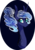 Size: 990x1400 | Tagged: safe, artist:australian-senior, princess luna, alicorn, pony, g4, alternate hairstyle, bust, female, simple background, solo