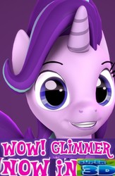 Size: 525x807 | Tagged: safe, starlight glimmer, pony, unicorn, g4, 3d, caption, cute, expand dong, exploitable meme, female, grin, happy, image macro, looking at you, mare, meme, smiling, solo, source filmmaker, wow, wow! glimmer