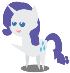 Size: 2000x2091 | Tagged: safe, artist:scourge707, rarity, pony, unicorn, g4, female, high res, lidded eyes, mare, pointy ponies, simple background, smiling, solo, transparent background, vector