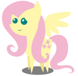 Size: 2000x1958 | Tagged: safe, artist:scourge707, fluttershy, pegasus, pony, g4, cute, female, mare, pointy ponies, shadow, shyabetes, simple background, smiling, solo, spread wings, transparent background, vector, wings