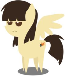 Size: 2000x2350 | Tagged: safe, artist:scourge707, wild fire, pegasus, pony, g4, female, frown, high res, mare, pointy ponies, simple background, solo, transparent background, unamused, vector, wild fire is not amused