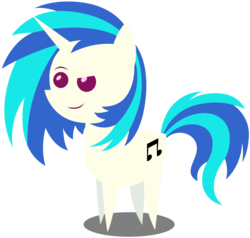 Size: 3146x3000 | Tagged: safe, artist:scourge707, dj pon-3, vinyl scratch, pony, unicorn, g4, female, high res, mare, pointy ponies, raised eyebrow, simple background, smiling, solo, transparent background, vector
