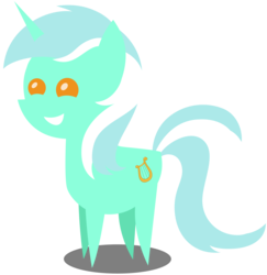 Size: 2849x2926 | Tagged: safe, artist:scourge707, lyra heartstrings, pony, unicorn, g4, female, grin, high res, mare, pointy ponies, simple background, smiling, solo, transparent background, vector