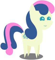 Size: 3000x3242 | Tagged: safe, artist:scourge707, bon bon, sweetie drops, earth pony, pony, g4, female, high res, mare, pointy ponies, simple background, smiling, solo, transparent background, vector