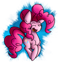 Size: 1686x1815 | Tagged: safe, artist:nekro-led, pinkie pie, earth pony, pony, g4, abstract background, eyes closed, female, smiling, solo