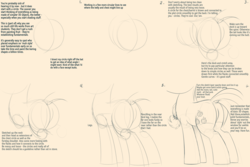 Size: 4500x3000 | Tagged: safe, artist:raps, applejack, earth pony, pony, g4, butt, dock, female, high res, how to draw, mare, plot, sketch, structure lines, tutorial