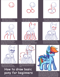 Size: 2550x3300 | Tagged: safe, artist:serenity, rainbow dash, pony, g4, female, high res, solo, tutorial