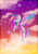 Size: 1632x2356 | Tagged: safe, artist:lyra-stars, oc, oc only, oc:starblaze, pegasus, pony, cloud, flying, solo