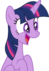 Size: 7000x10130 | Tagged: safe, artist:luckreza8, twilight sparkle, alicorn, pony, a royal problem, g4, .svg available, absurd resolution, excited, female, mare, simple background, smiling, solo, transparent background, twilight sparkle (alicorn), vector