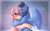 Size: 1300x800 | Tagged: safe, artist:fenwaru, oc, oc only, oc:jettrax, oc:peachy socks, earth pony, pegasus, pony, abstract background, blushing, ear fluff, eyes closed, freckles, gay, glasses, happy, hug, male, open mouth, smiling, spread wings, stallion, stallion on stallion, wings