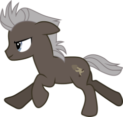 Size: 320x303 | Tagged: safe, artist:frownfactory, burnt oak, earth pony, pony, g4, the perfect pear, .svg available, male, running, simple background, solo, svg, transparent background, vector