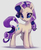 Size: 770x948 | Tagged: safe, artist:imalou, rarity, pony, unicorn, g4, cute, female, gray background, looking at you, mare, raribetes, simple background, smiling, solo