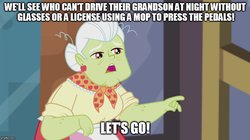 Size: 888x499 | Tagged: safe, edit, edited screencap, screencap, granny smith, equestria girls, g4, cotton hill, image macro, king of the hill, meme