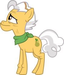 Size: 4152x4908 | Tagged: safe, artist:jhayarr23, grand pear, earth pony, pony, g4, the perfect pear, absurd resolution, male, simple background, solo, stallion, transparent background, vector