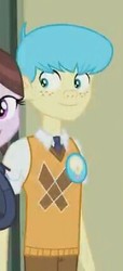 Size: 196x428 | Tagged: safe, screencap, bright idea, equestria girls, g4, my little pony equestria girls: friendship games, background human, cropped, offscreen character, smiling
