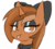 Size: 479x432 | Tagged: safe, artist:rice, oc, oc only, oc:sign, pony, unicorn, bow, bust, female, freckles, hair bow, lidded eyes, looking at you, necktie, simple background, solo, tongue out, transparent background