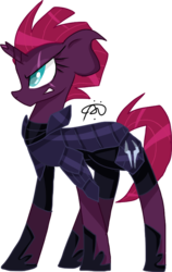 Size: 532x844 | Tagged: safe, artist:gallantserver, tempest shadow, pony, unicorn, g4, my little pony: the movie, armor, broken horn, eye scar, female, horn, mare, scar, scar on the wrong side, simple background, solo, transparent background