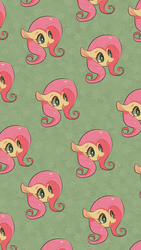 Size: 1080x1920 | Tagged: safe, artist:phyllismi, fluttershy, g4, female, solo, tiled background, wallpaper