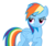 Size: 2563x2175 | Tagged: safe, artist:aborrozakale, rainbow dash, pegasus, pony, g4, my little pony: friendship is magic, sonic rainboom (episode), female, high res, mare, simple background, solo, sonic rainboom, transparent background, vector